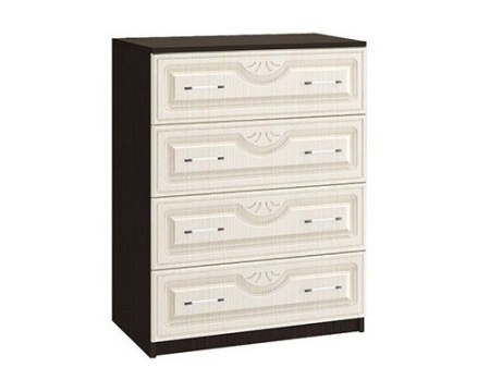 Комод Зара МДФ с 4-мя Выдвижными Ящиками ЗК-03 (0,8х1,055х0,44)/Разные Цвета