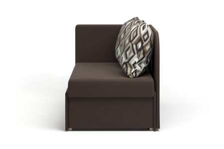 Кушетка еврософа Кларис коричневая